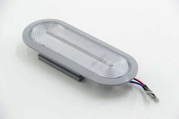 LED-lampe, set forfra