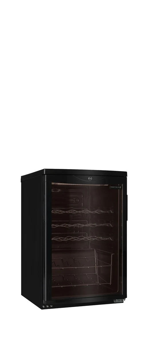 Backbar Vinkøleskab SC85 BLACK, set forfra