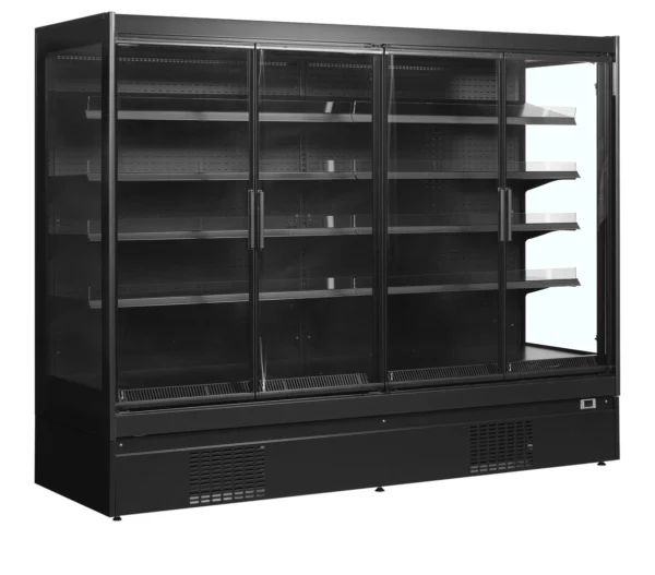 Multideck køler til supermarked EXTRA2500CD, set forfra