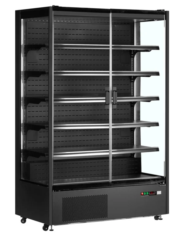 Multideck køler til supermarked PC1250B, set forfra