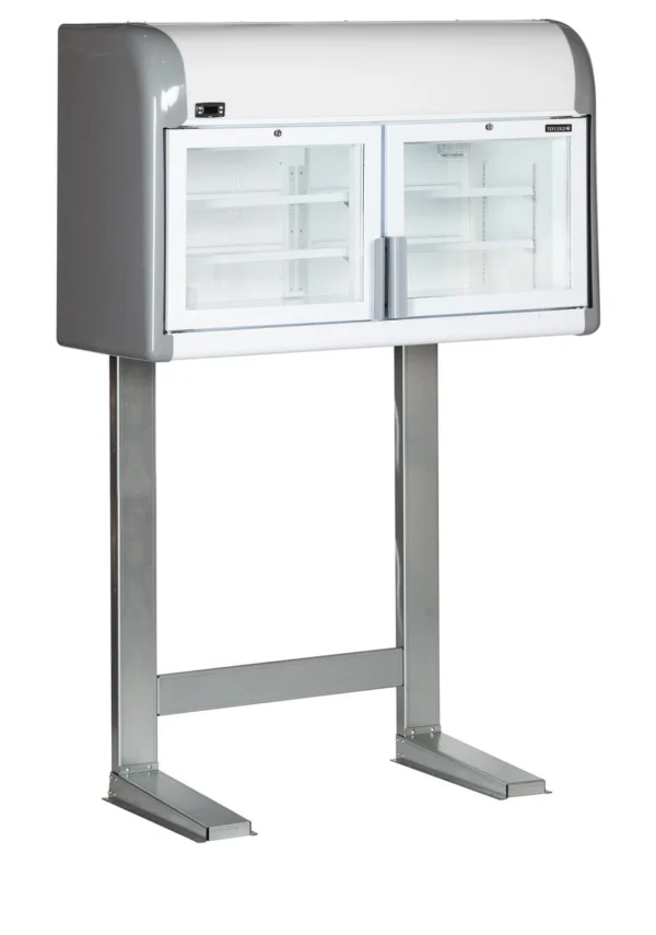 Displayfryser, væg MTF Mini, set forfra