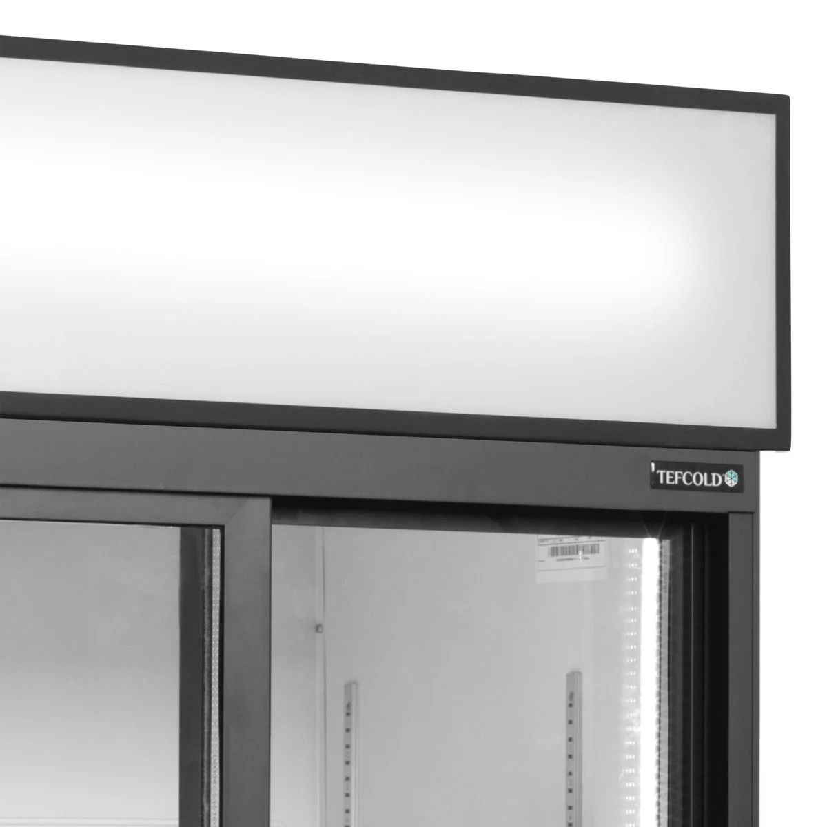2-dørs displaykøler med lystop FSC891S, billede 3