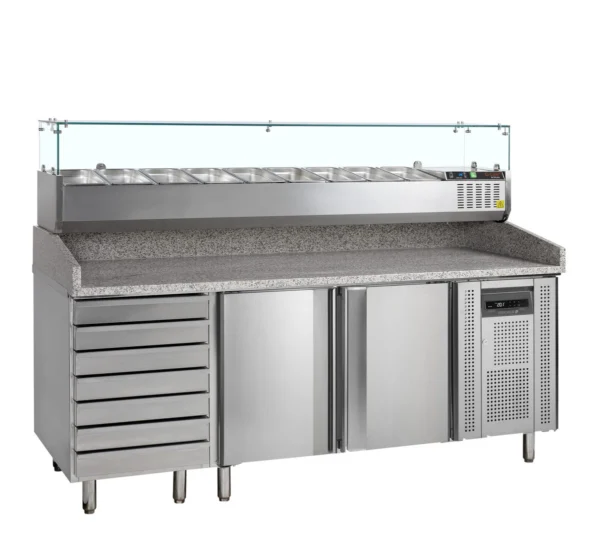 Pizzabord inkl. opsats PT1310 + GVC38-200, set forfra