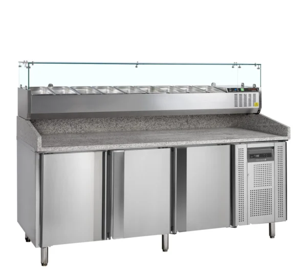 Pizzabord inkl. opsats PT1300 + GVC38-200, set forfra