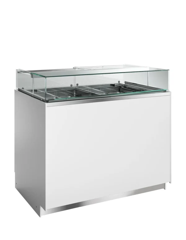 Isdisk / Scoop ice fryser DELTA NEW, set forfra