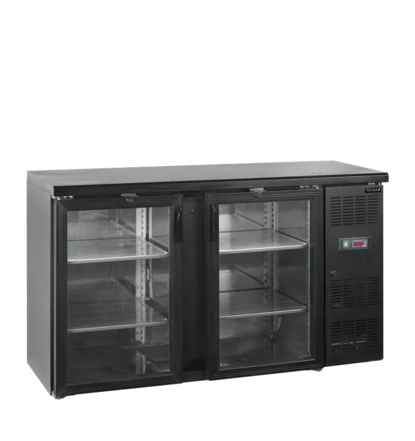 Backbar / Bar køleskab CBC210G, set forfra