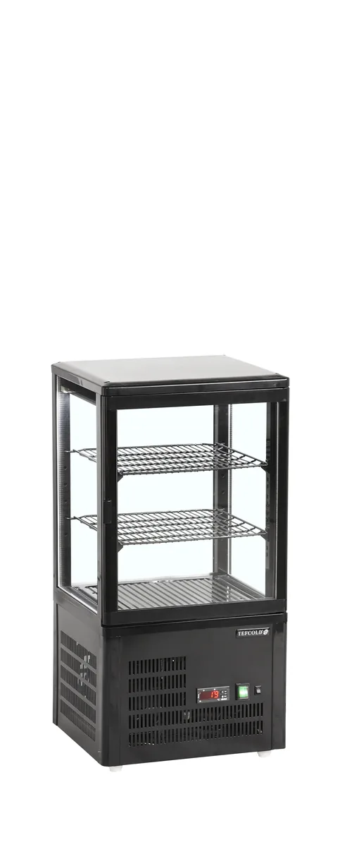 Display-kølemontre, Bordmodel UPD60-BLACK, set forfra