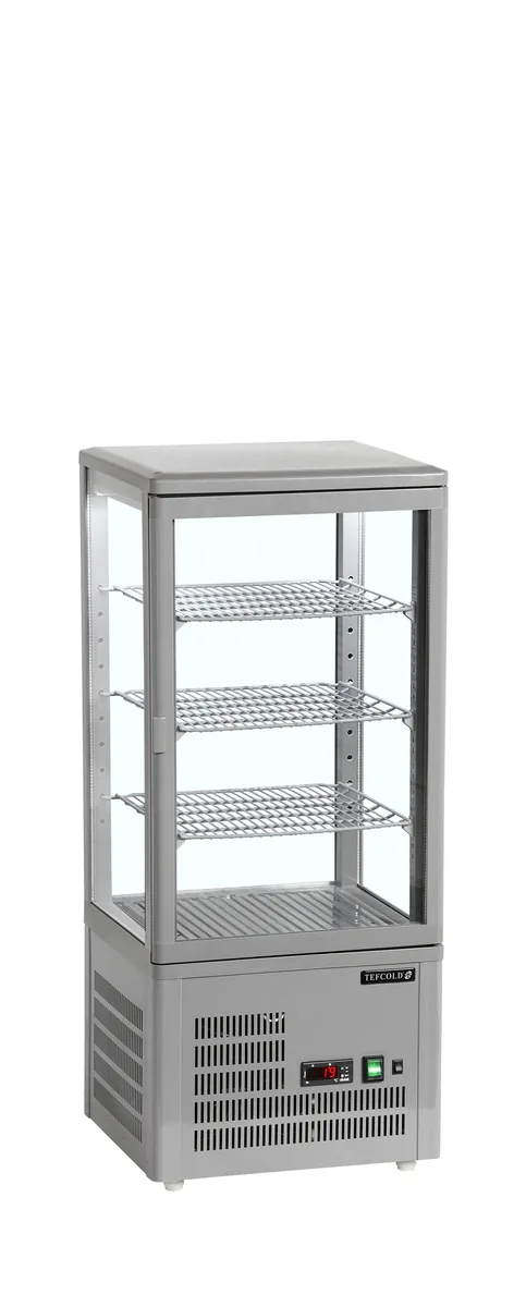Display-kølemontre, Bordmodel UPD80-GREY, set forfra