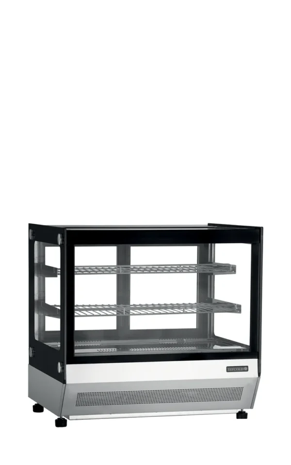 Display-kølemontre LCT750F/BLACK, set forfra