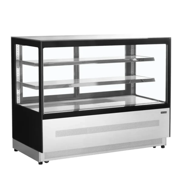 Display-kølemontre LPD1500F/BLACK, set forfra