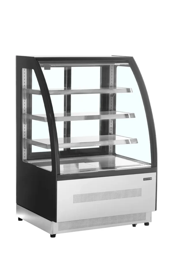 Display-kølemontre LPD900C/BLACK, set forfra
