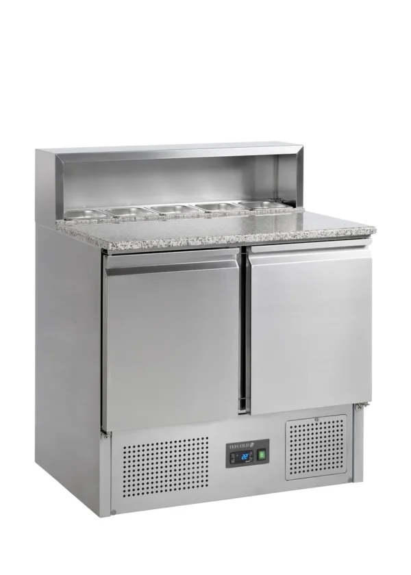 Rustfri Pizzabord GN1/1 PT920, set forfra